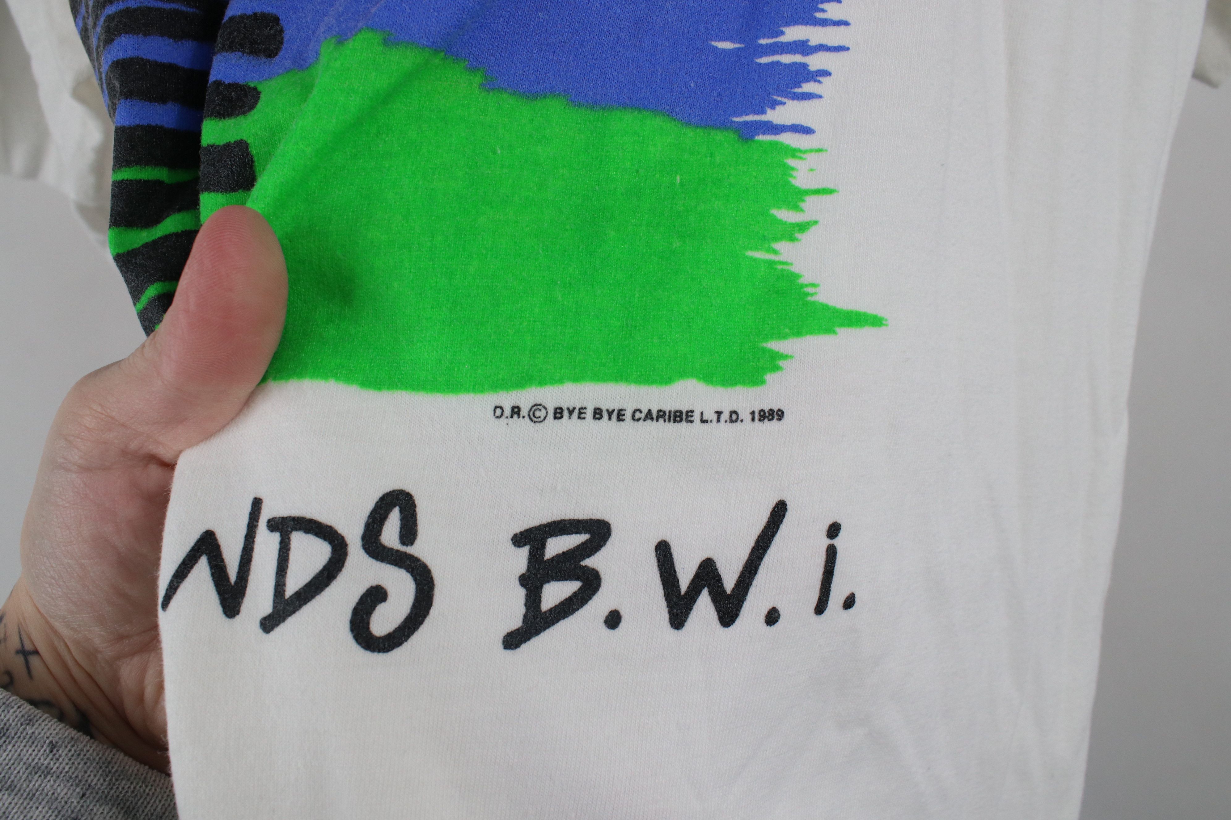 Vintage Vintage 80s Streetwear Sheer Cayman Islands Sailing T-Shirt Size US L / EU 52-54 / 3 - 9 Thumbnail