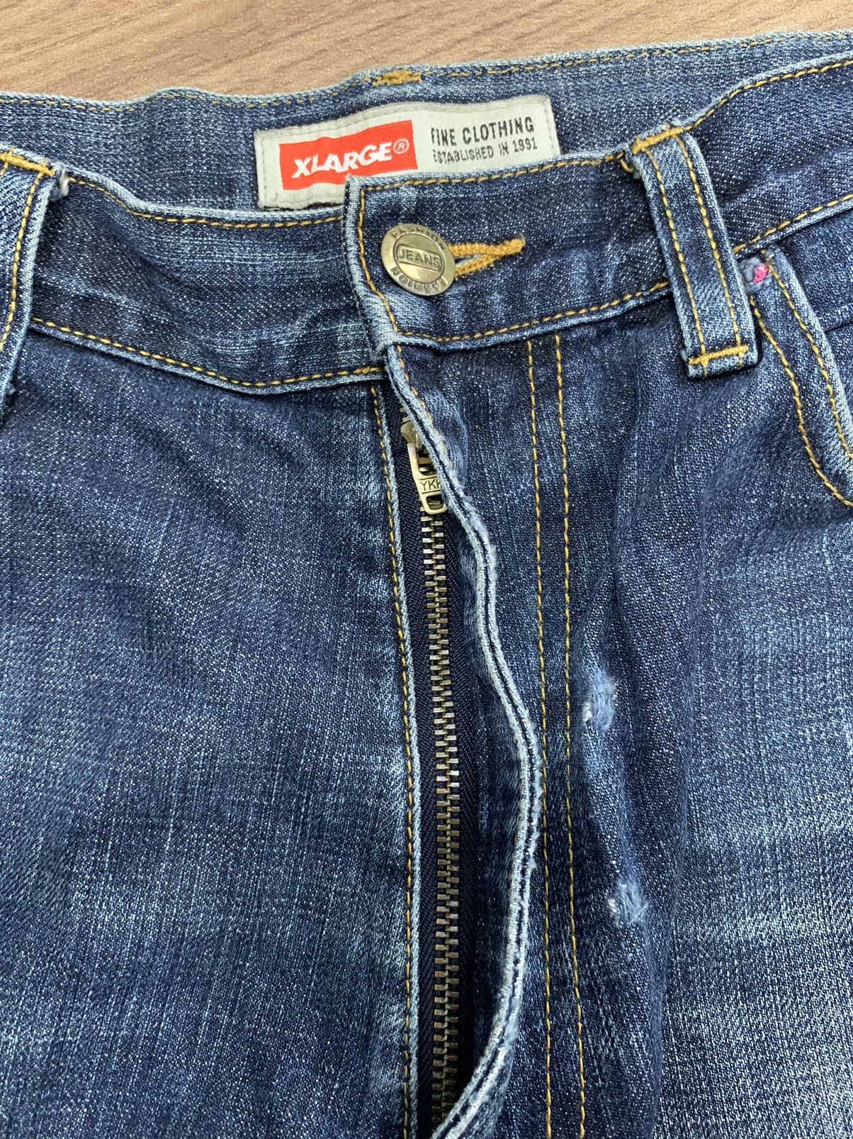 X-LARGE × Xlarge XLarge Denim Jeans Full Print Size US 32 / EU 48 - 12 Thumbnail