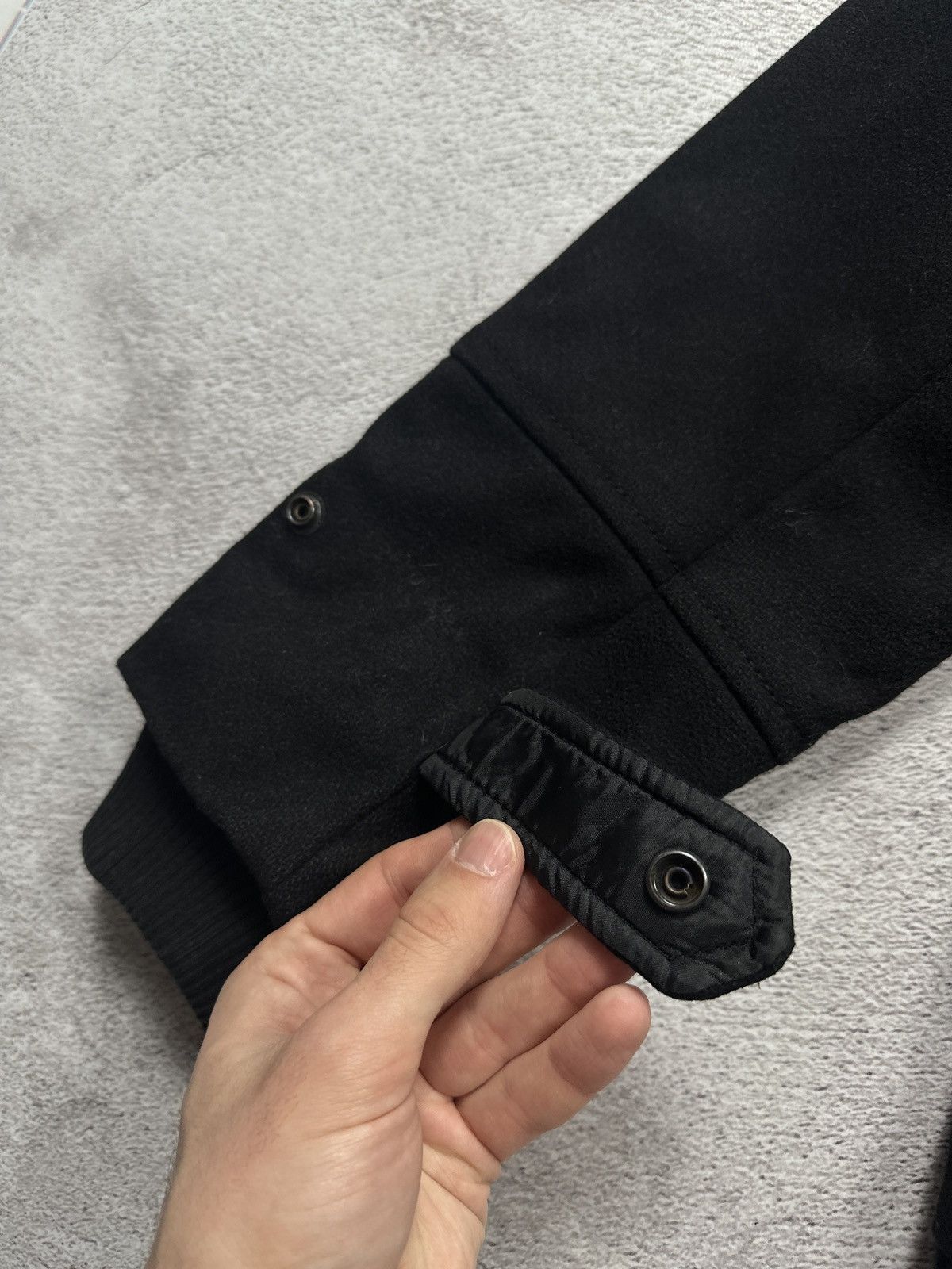 Vintage Archive Napoleon Wool Jacket Black Celine Dior Style Grunge Size US L / EU 52-54 / 3 - 7 Thumbnail