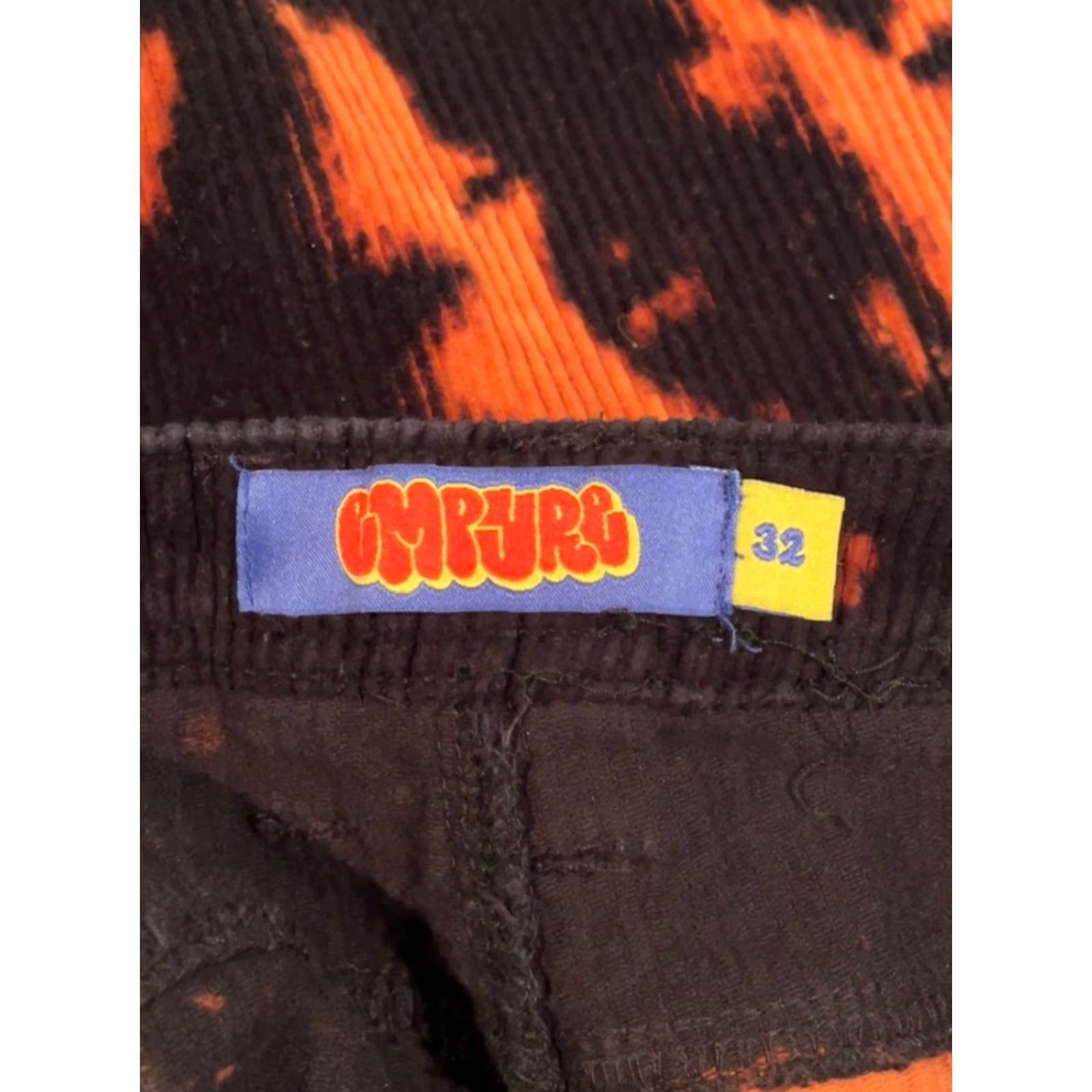 Empyre VINTAGE Empyre Loose Fit Skate Pants Mens 32x30 Black Corduroy Y2K Punk 5-Pocket Baggy Relaxed Hipster 90s Grunge Hip Hop Skater Pants Mens Size US 32 / EU 48 - 4 Thumbnail