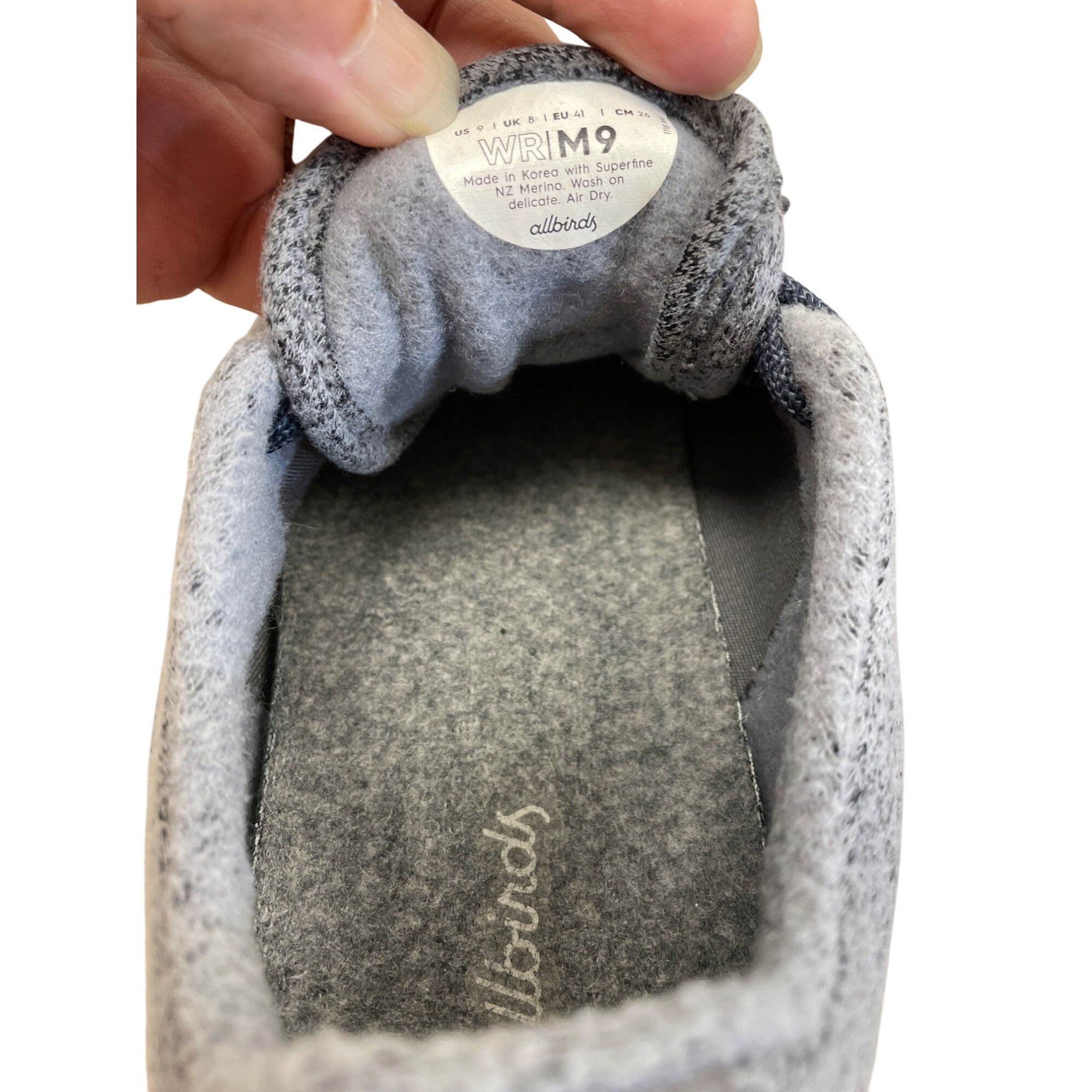 Allbirds Allbirds Mens Gray Wool Running Shoes Sneakers Size 9 SKU 84 Size US 9 / EU 42 - 10 Thumbnail