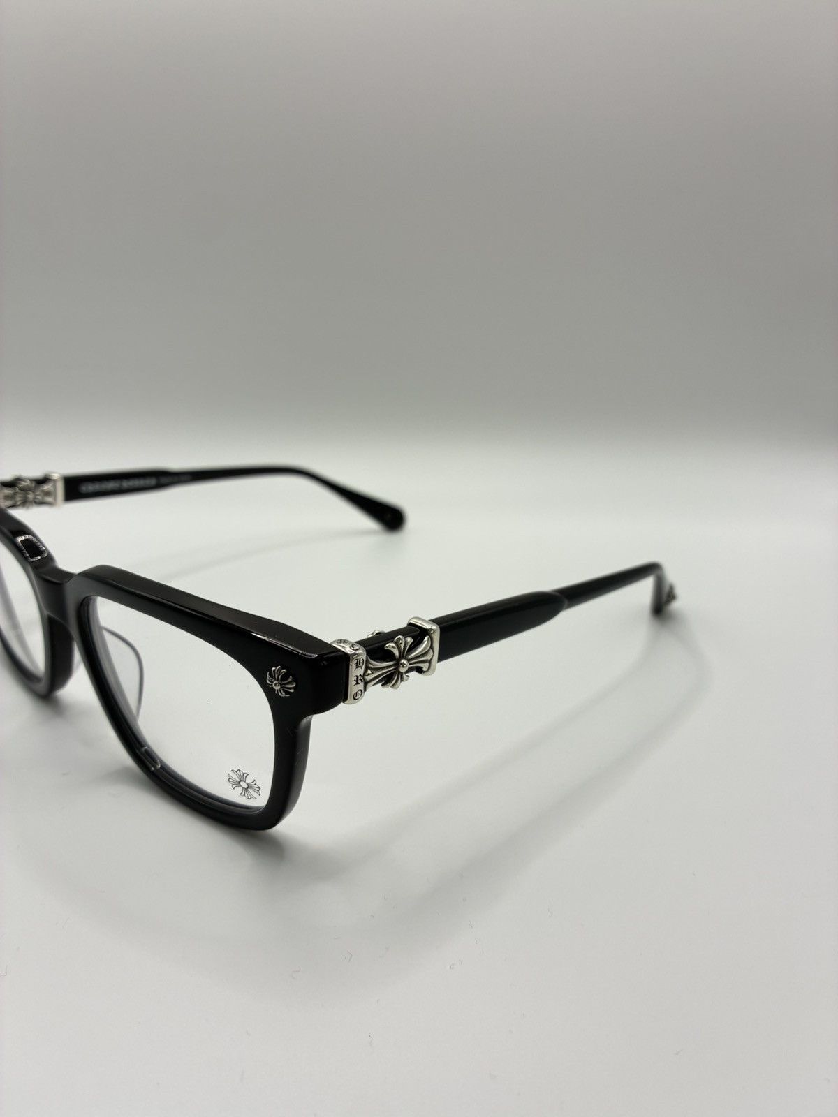 Chrome Hearts Chrome Hearts Cox Ucker Glasses Black Silver Size ONE SIZE - 3 Thumbnail