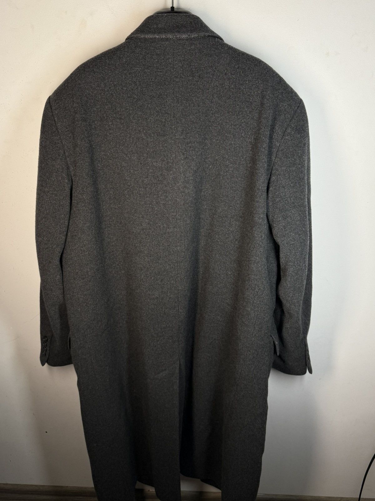 Yves Saint Laurent Grey Wool YSL Coat Heavy Soft Long Size US L / EU 52-54 / 3 - 11 Thumbnail