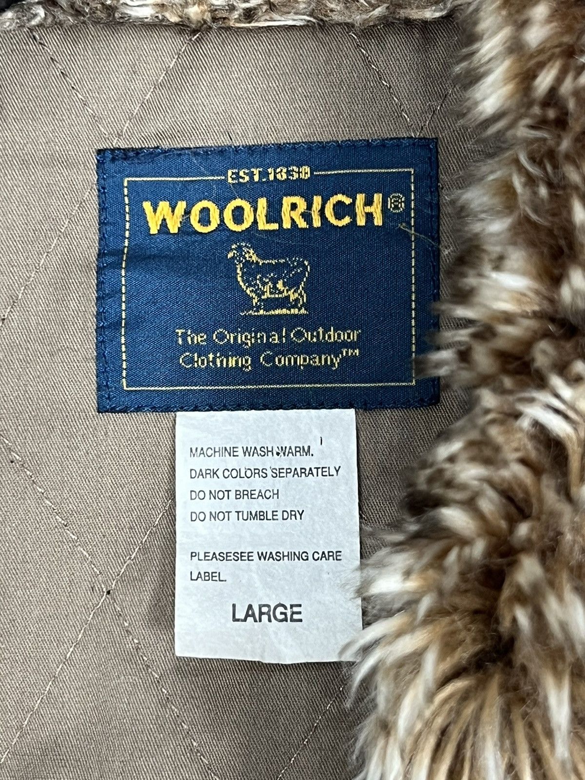 Woolrich Woolen Mills Vintage Woolrich Herringbone Sherpa Jacket Size US L / EU 52-54 / 3 - 10 Thumbnail