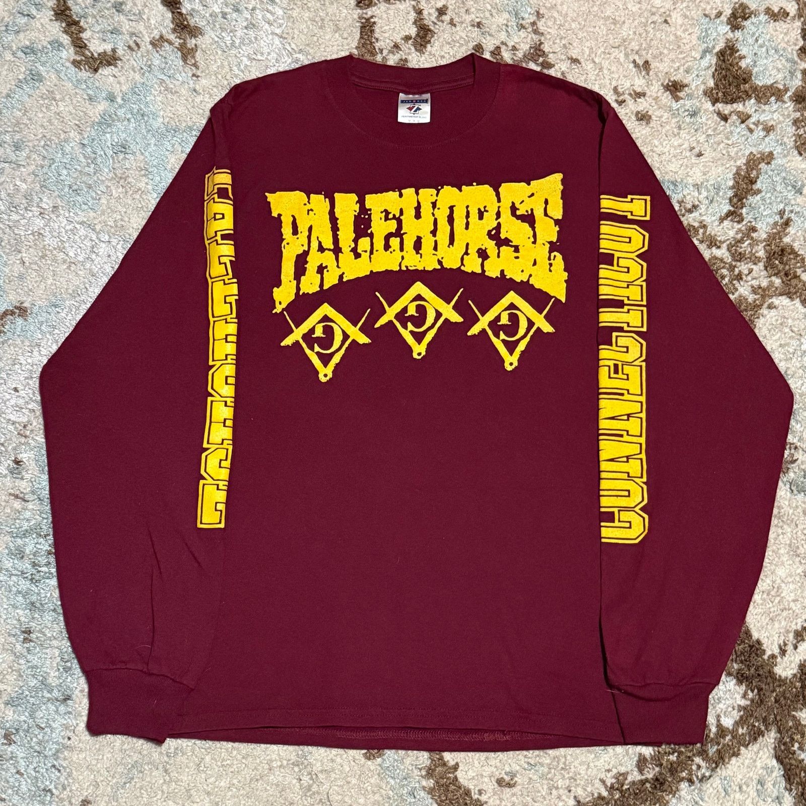 Jerzees 2000s Palehorse Connecticut Hardcore Shirt Medium Sludge Size US M / EU 48-50 / 2 - 1 Thumbnail