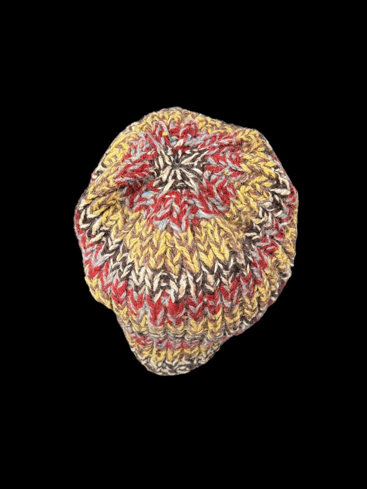 Japanese Brand × Kapital × Vintage SHIPS Crochet Knitt Big Beanie Hats Rare ☠️☠️ Size ONE SIZE - 2 Thumbnail