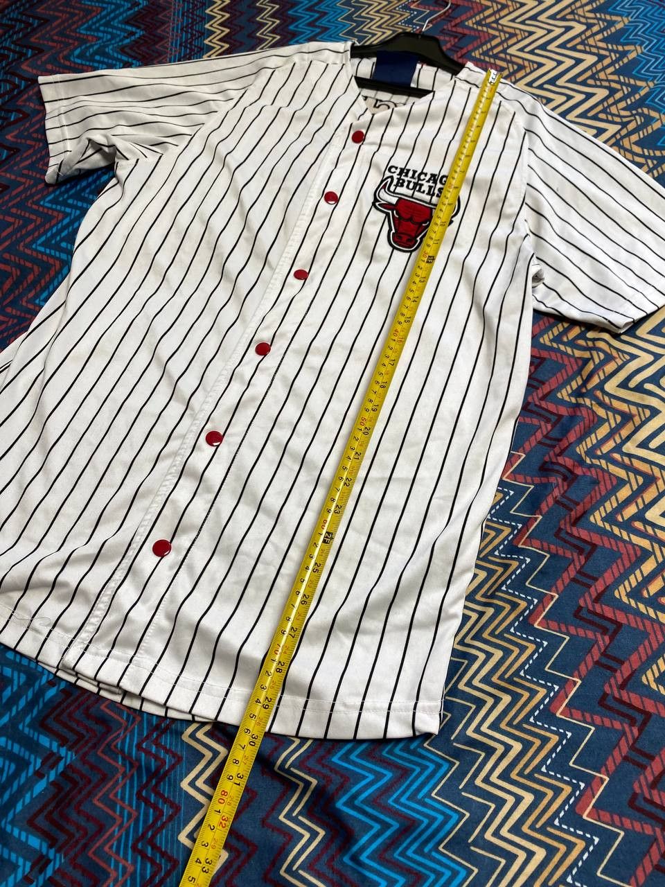 Vintage Vintage shirt striped Basketball Collection Chicago big logo Size US M / EU 48-50 / 2 - 9 Thumbnail