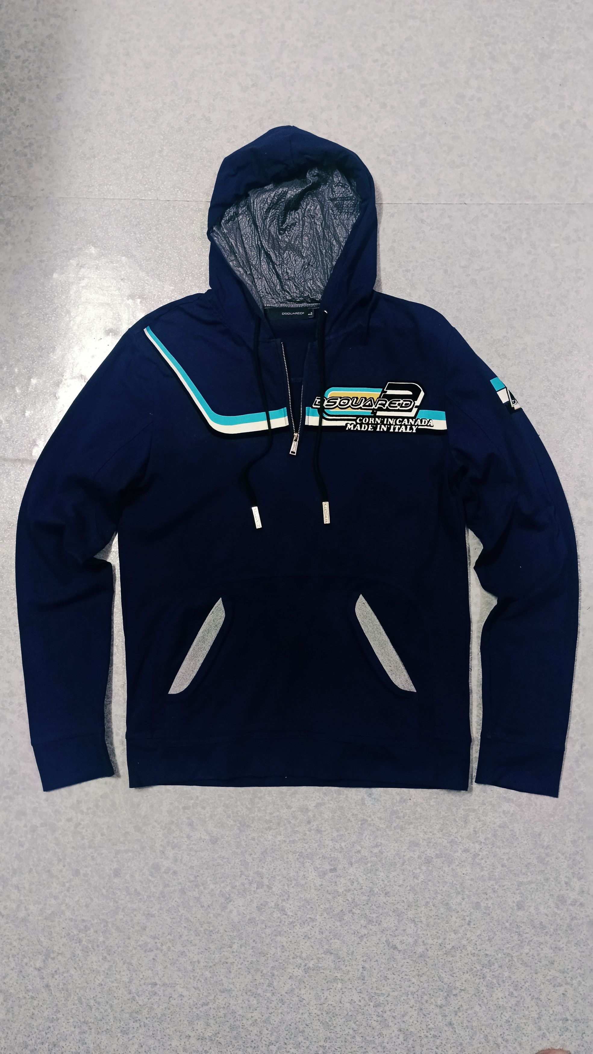 Dsquared2 Desquared2 Half Zipper Hoodie Size US S / EU 44-46 / 1 - 1 Thumbnail