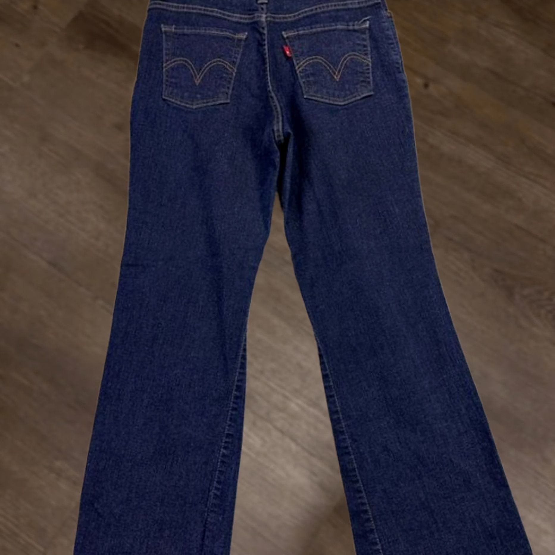 Levi's Levi's Jeans Womens 14M Blue Bootcut Denim Slimming High Rise 29W 27I Button Zip Western Vintage No Size 36" / US 14 / IT 50 - 1 Thumbnail