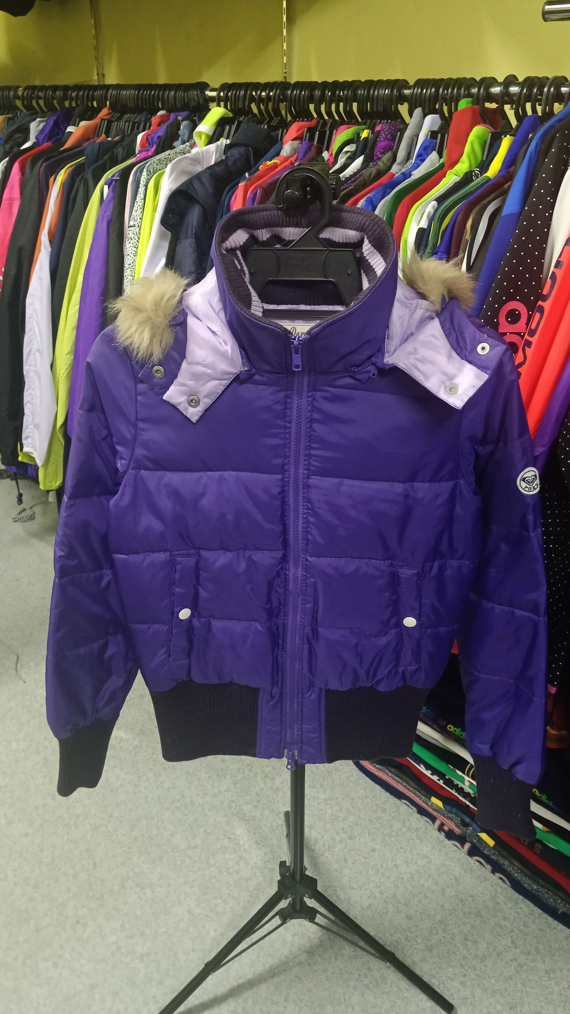 Japanese Brand Roxy Crop Puffer Jacket Size M / US 6-8 / IT 42-44 - 1 Thumbnail