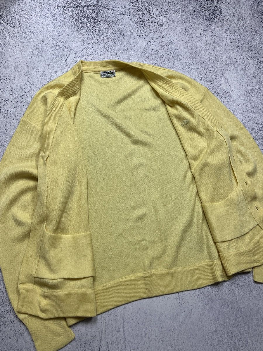 Lacoste Vintage 90’s Lacoste Acrylic Cardigan Sweater Made In Spain Size US XXL / EU 58 / 5 - 8 Thumbnail