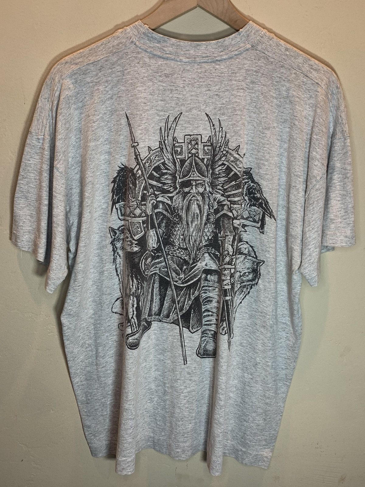 Vintage RARE* Vintage 70’s Odin Norse Viking Art Single Stitch Shirt Size US L / EU 52-54 / 3 - 2 Thumbnail