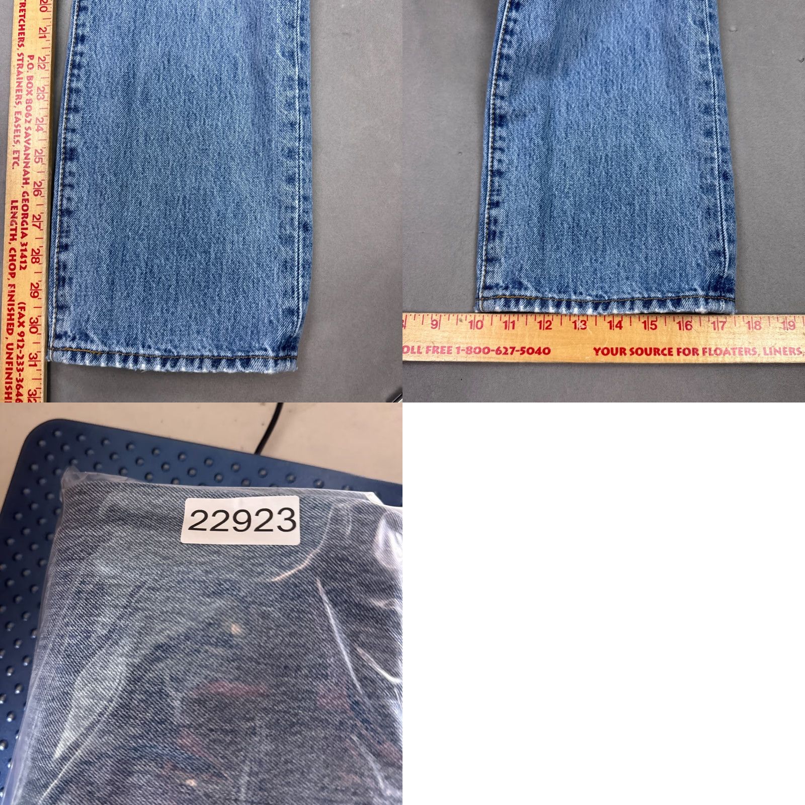 Levi's Levi's 501 Jeans Mens 33x32 Blue Button Fly Distressed Thrashed Vintage? No Jeans Size US 33 - 11 Thumbnail