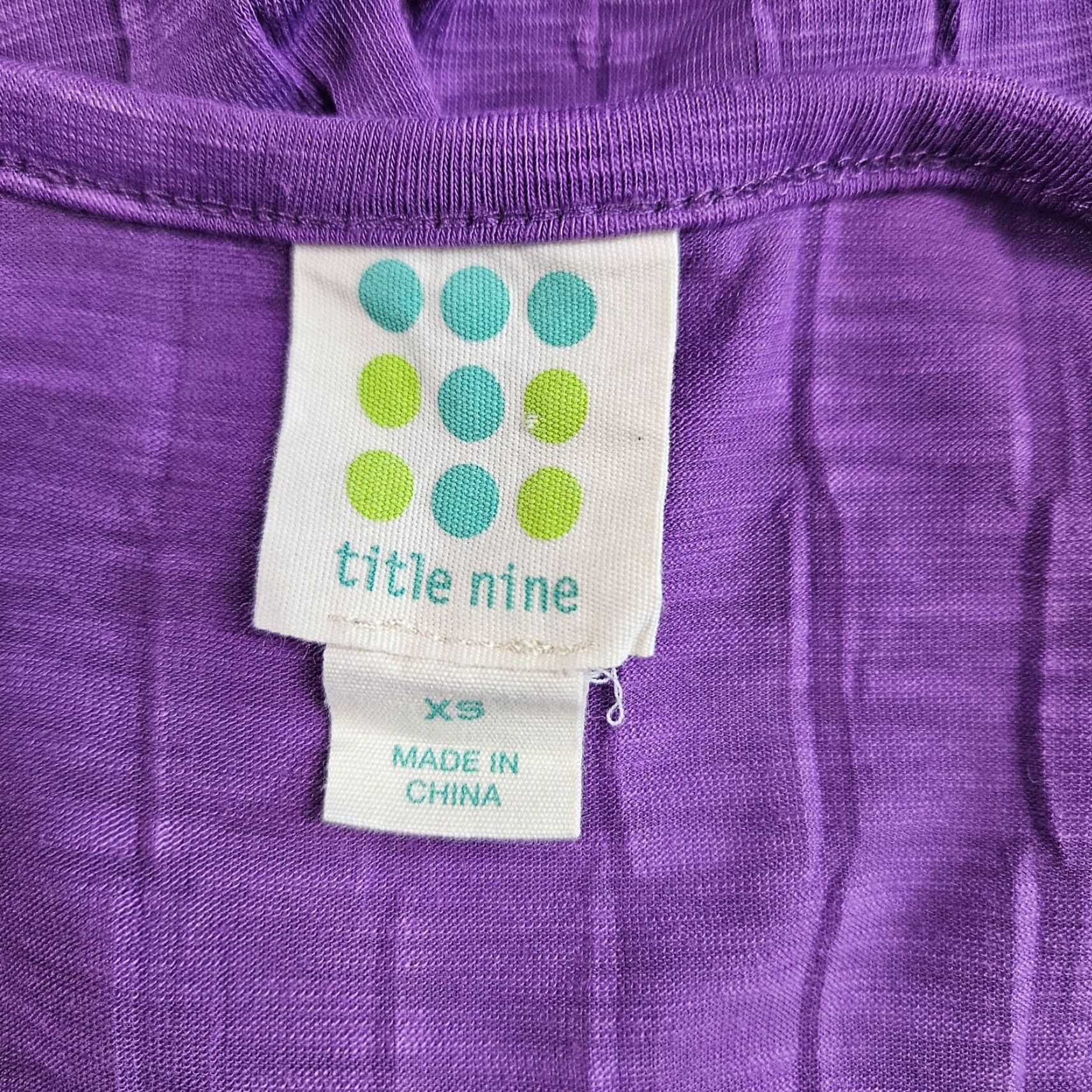 Vintage VINTAGE? No. Title Nine Womens Dress XS Purple Short Sleeve V-Neck Zip Pocket Shirt Dress Womens XS Purple Short Sleeve V-Neck Pockets 90s Theme? Size 26" / US 2 / IT 38 - 7 Thumbnail