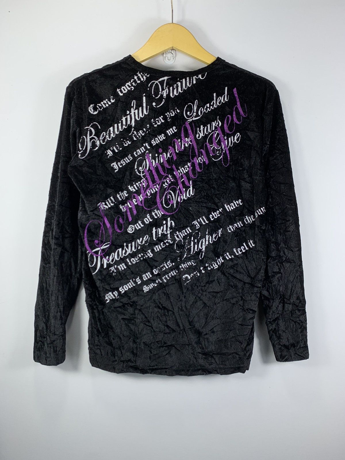 Le Grande Bleu (L.G.B.) SICK POEM GOTHIC PUNK LONG SLEEVE Size US L / EU 52-54 / 3 - 2 Thumbnail