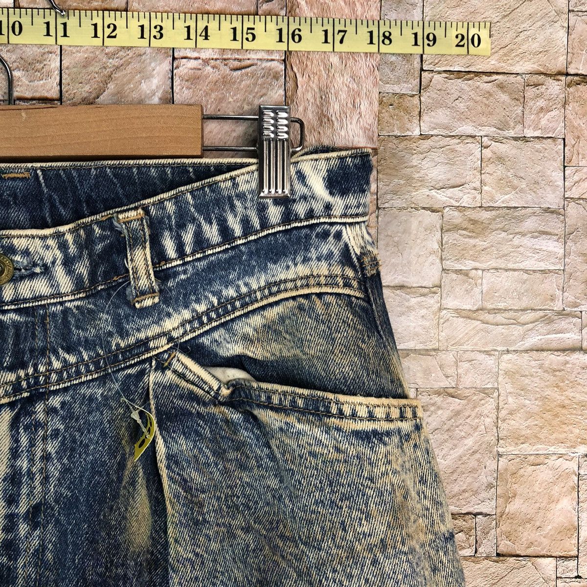 Big John Big John vintage dirty Spana Blue Denim Pants #A1000 Size US 31 - 9 Thumbnail