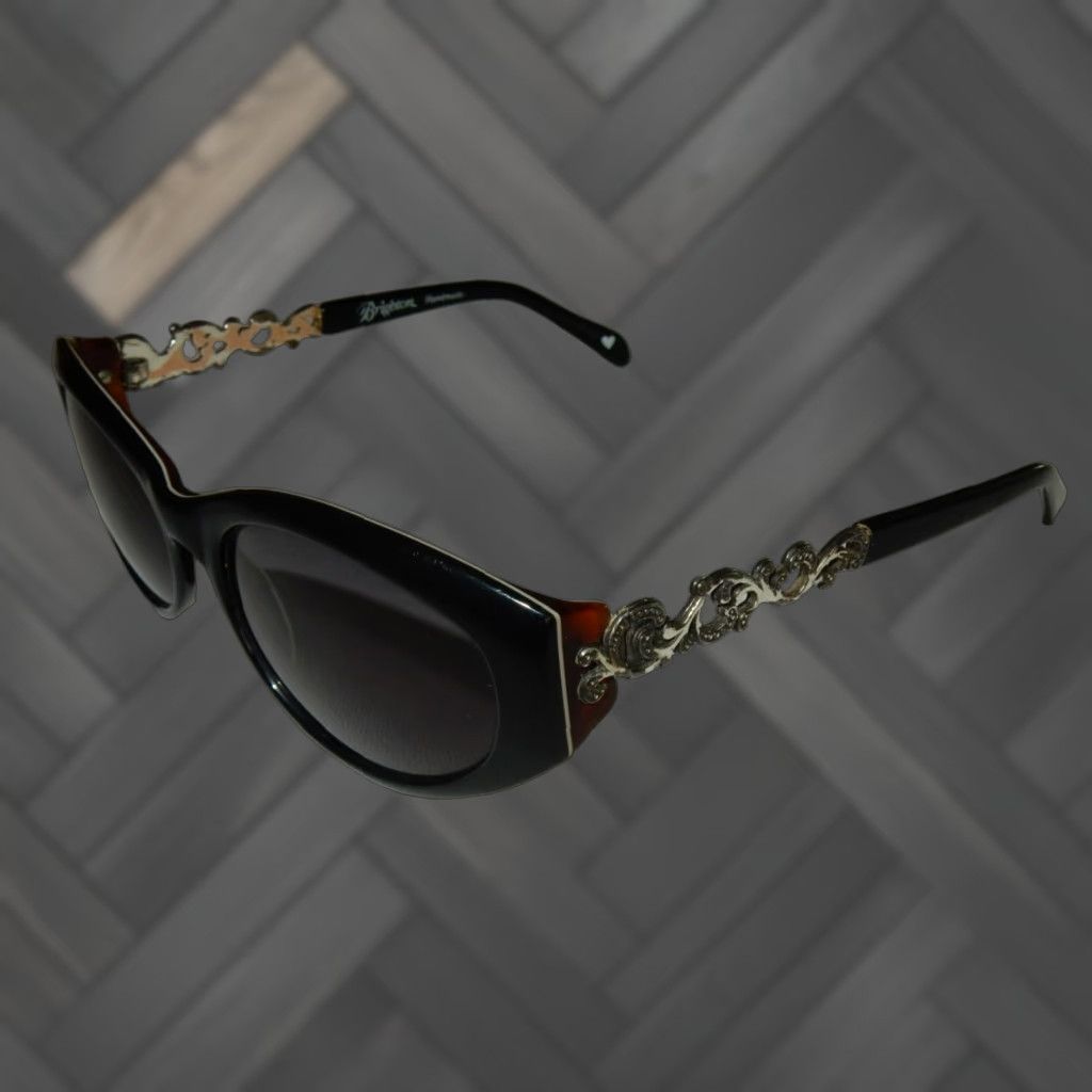 VINTAGE Brighton Sunglasses Women Black 025