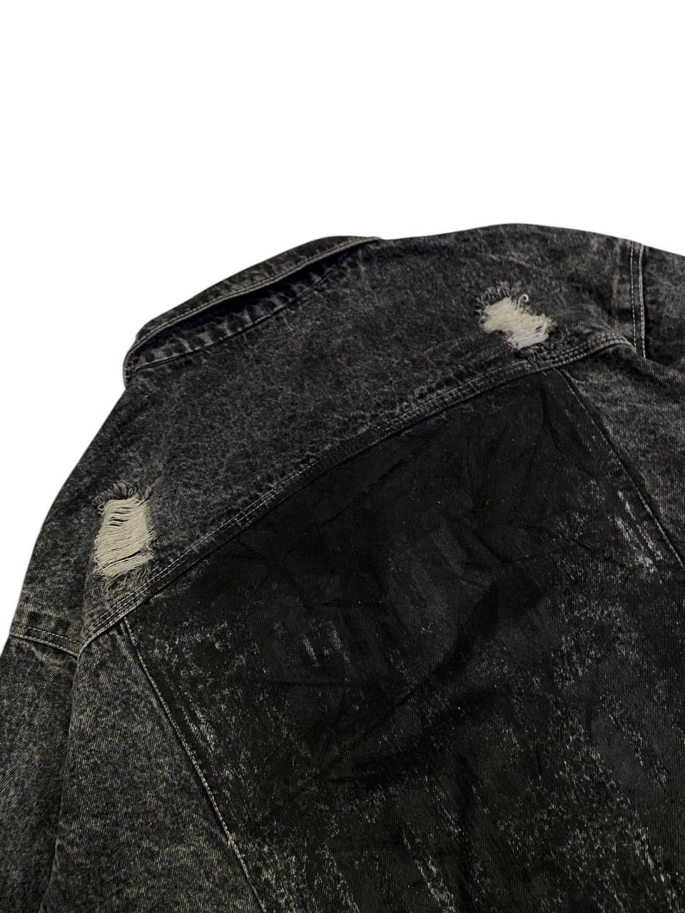 If Six Was Nine Washed Distressed Black Vintage Style Button Up Long Sleeve Size US M / EU 48-50 / 2 - 7 Thumbnail