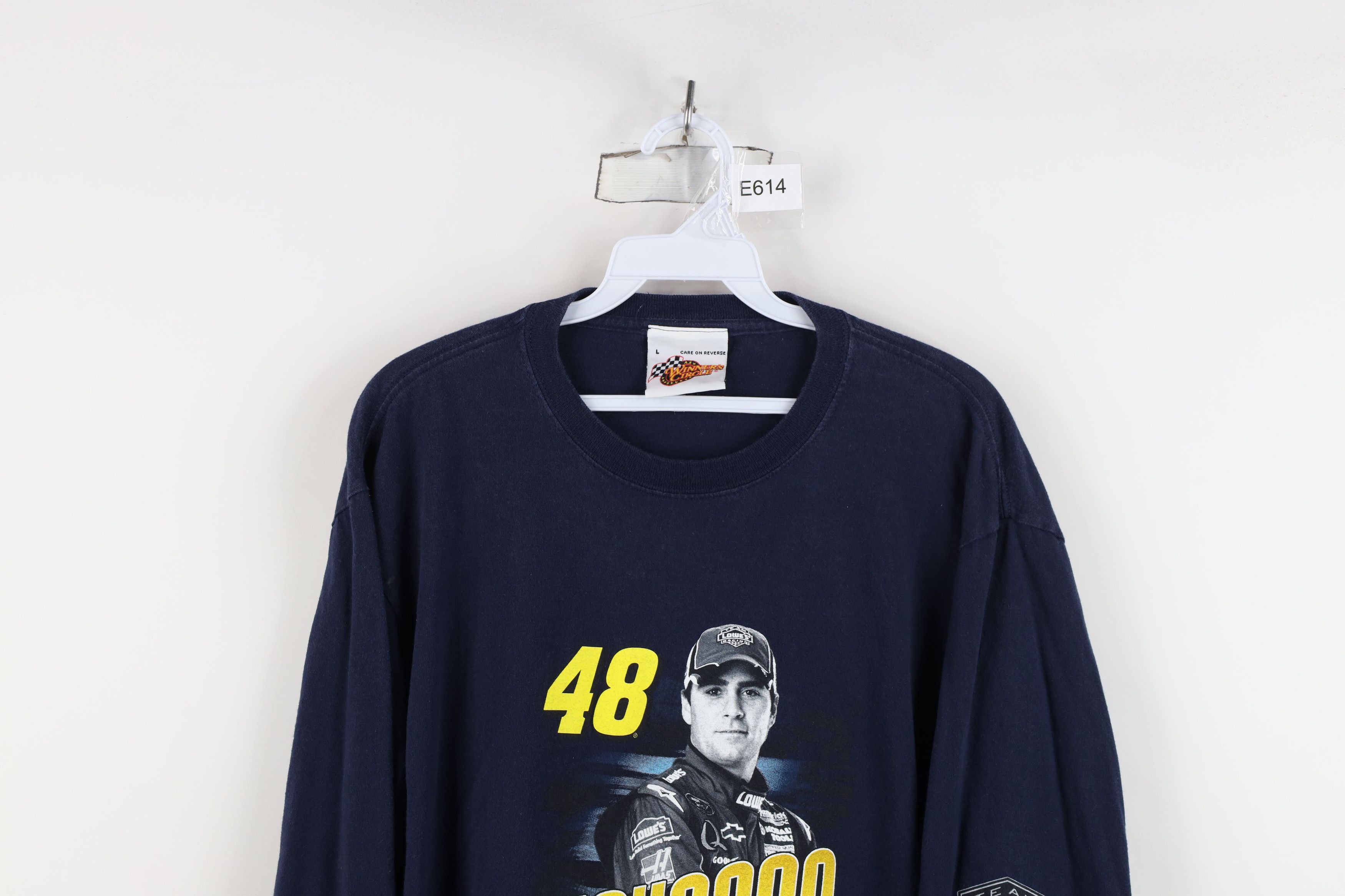 Vintage Vintage Y2K NASCAR Jimmie Johnson Racing Long Sleeve T-Shirt Size US L / EU 52-54 / 3 - 2 Thumbnail