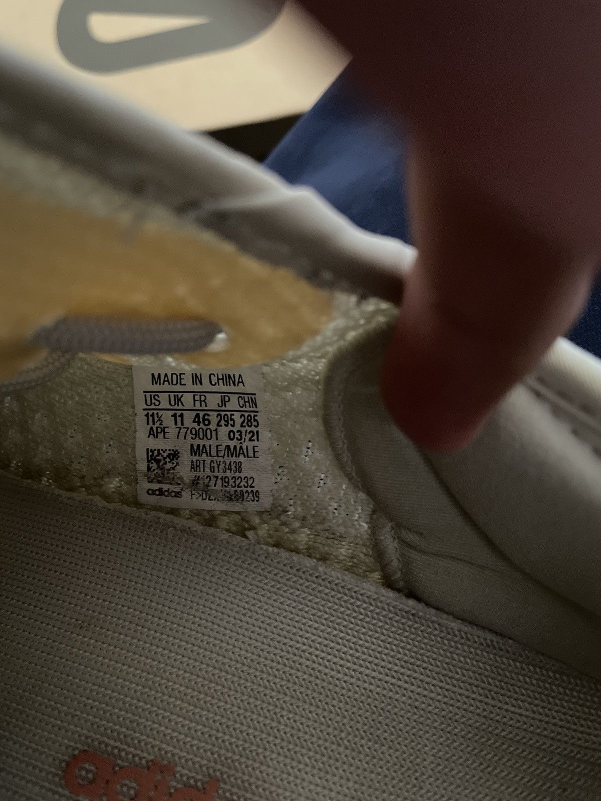 Adidas × Yeezy YEEZY BOOST 350 V2 Size US 11.5 / EU 44-45 - 3 Thumbnail