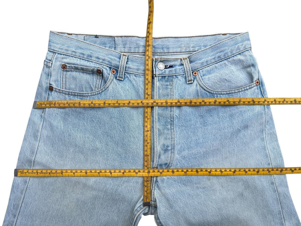 Levi's Vintage 80s Levis 501 Light Wash Denim Jeans 35x31 Size US 35 - 13 Thumbnail