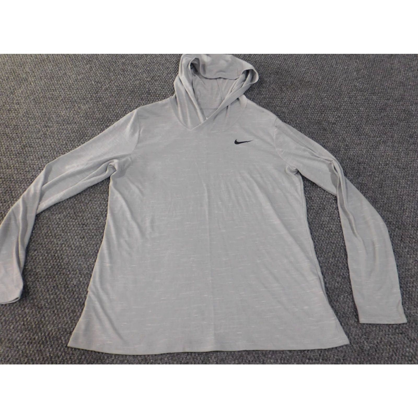 Nike Nike Hoodie Women M gray Dri-Fit lightweight pullover running slim long sleeve casual Size M / US 6-8 / IT 42-44 - 5 Thumbnail