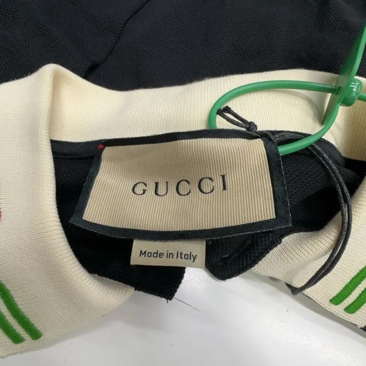 Gucci Gucci Gucci Black Cotton Double G Polo Shirt -2506 Size US M / EU 48-50 / 2 - 2 Thumbnail