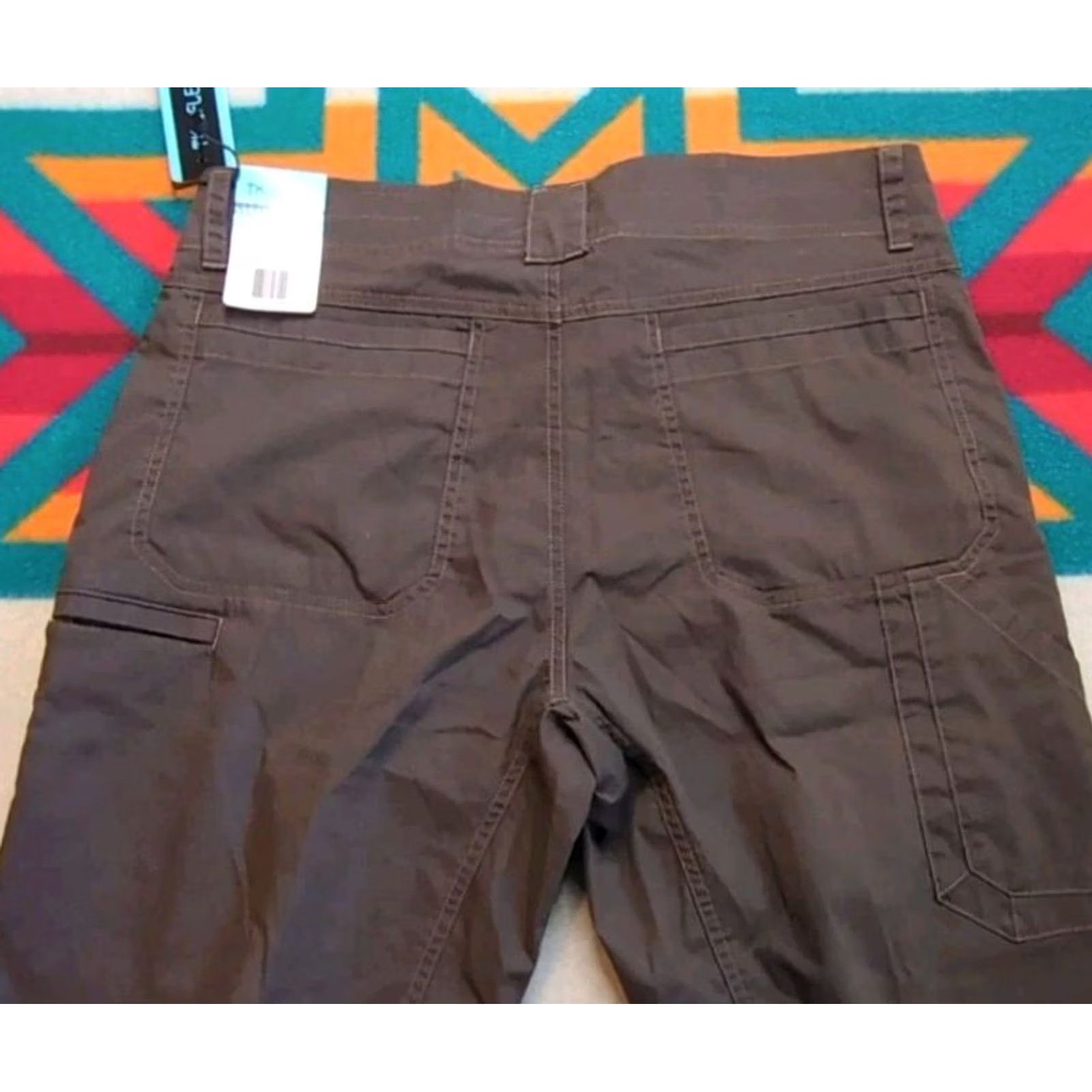 Vintage TK Flex Rise Pants 34x36 Utility Workwear Dark Brown Outdoor Pants Mens Size US 34 / EU 50 - 5 Thumbnail