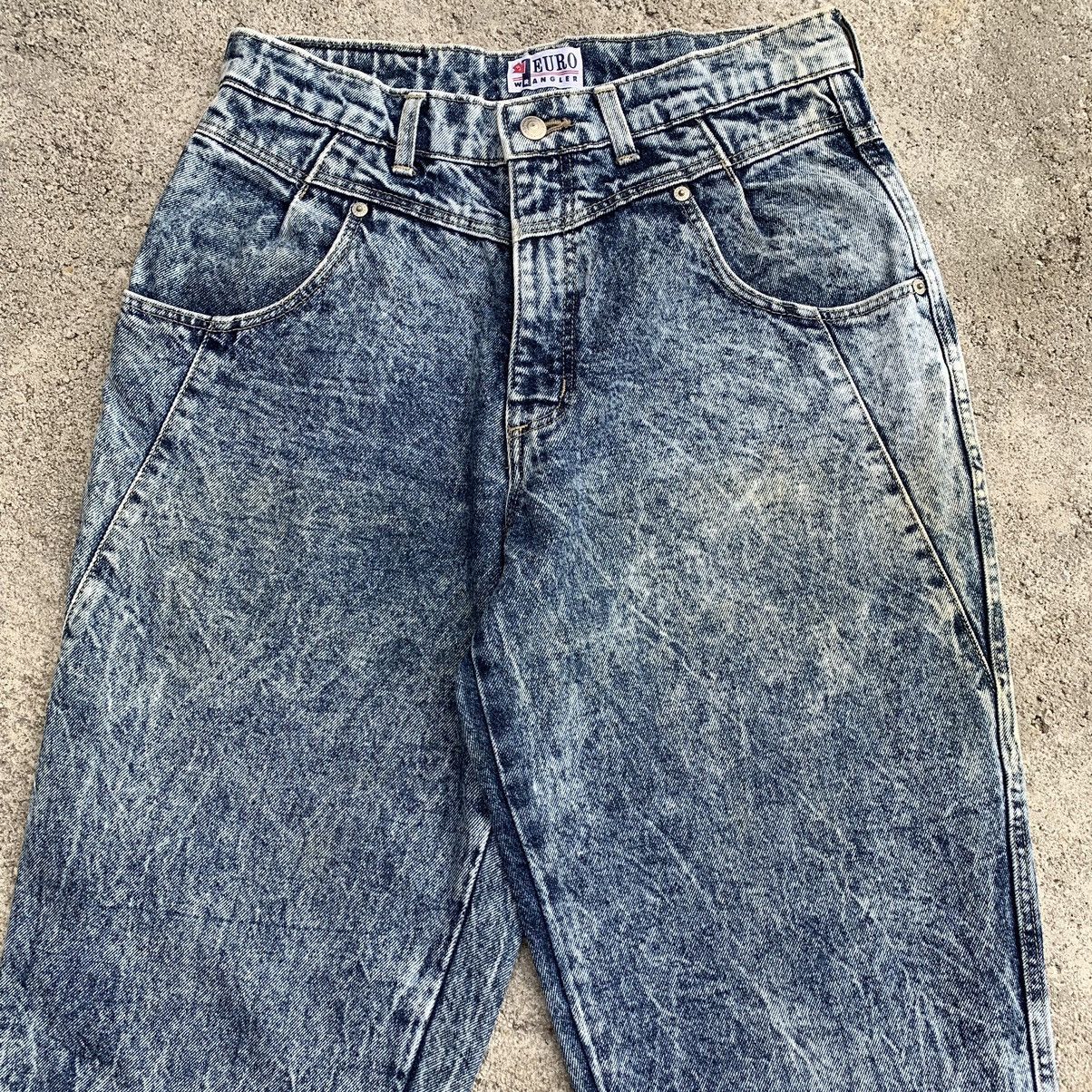 Wrangler Vintage 90s Wrangler Acid Wash Tapered Dirty Wash Denim W30 Size US 30 / EU 46 - 3 Thumbnail