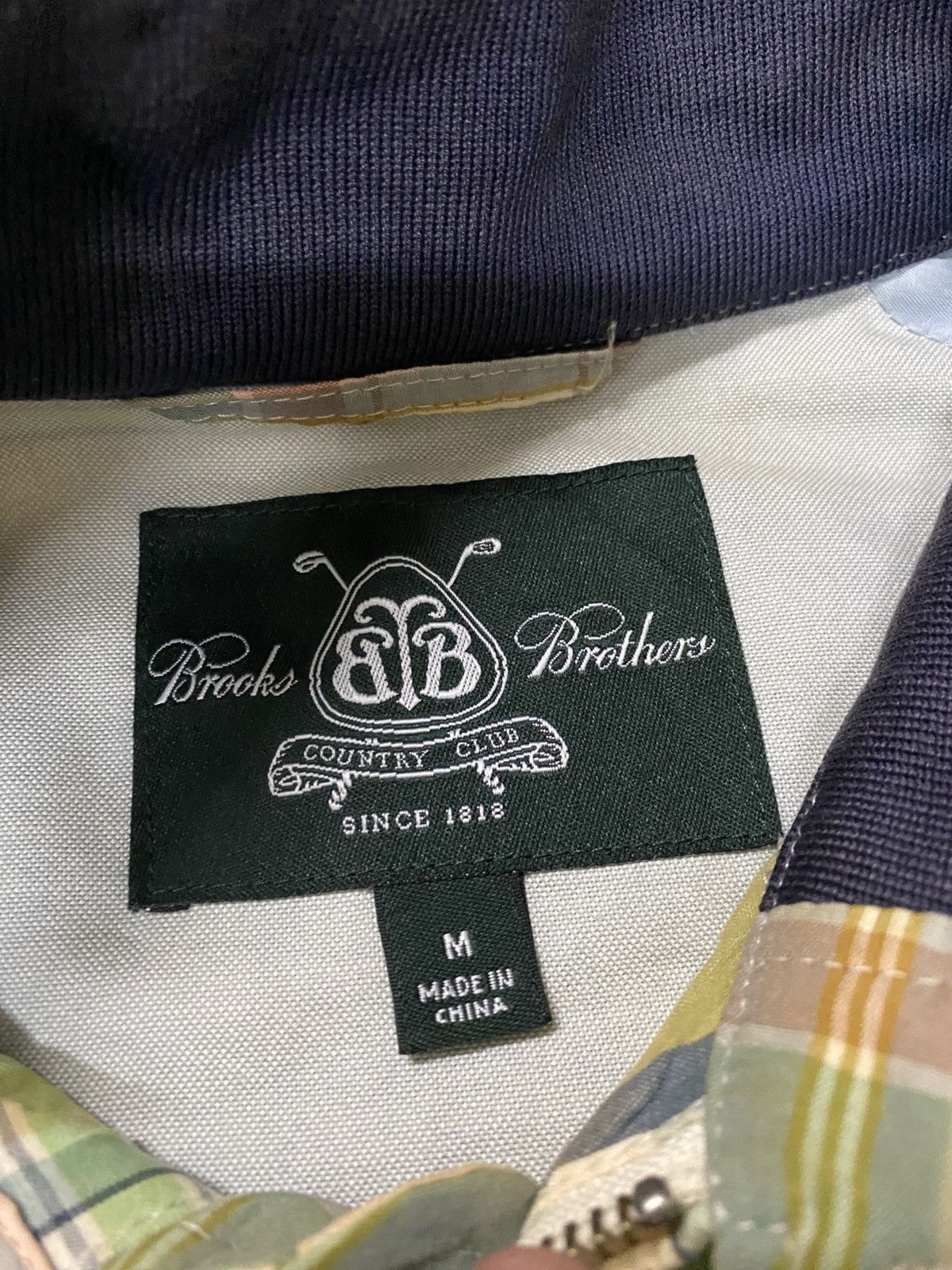 Brooks Brothers Brooks Brothers Country Club Plaid Patchwork Zip Up Jacket Size US M / EU 48-50 / 2 - 5 Thumbnail