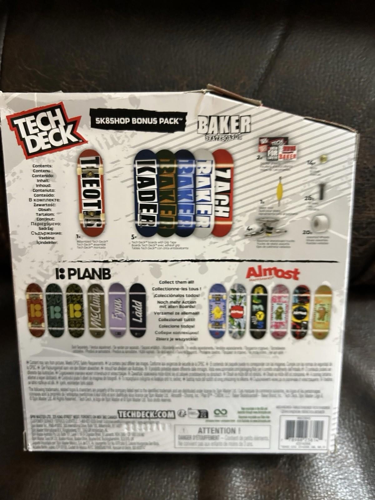 Other Tech Deck BAKER SET Finger Skateboard 6 PACK NEW Size ONE SIZE - 2 Thumbnail