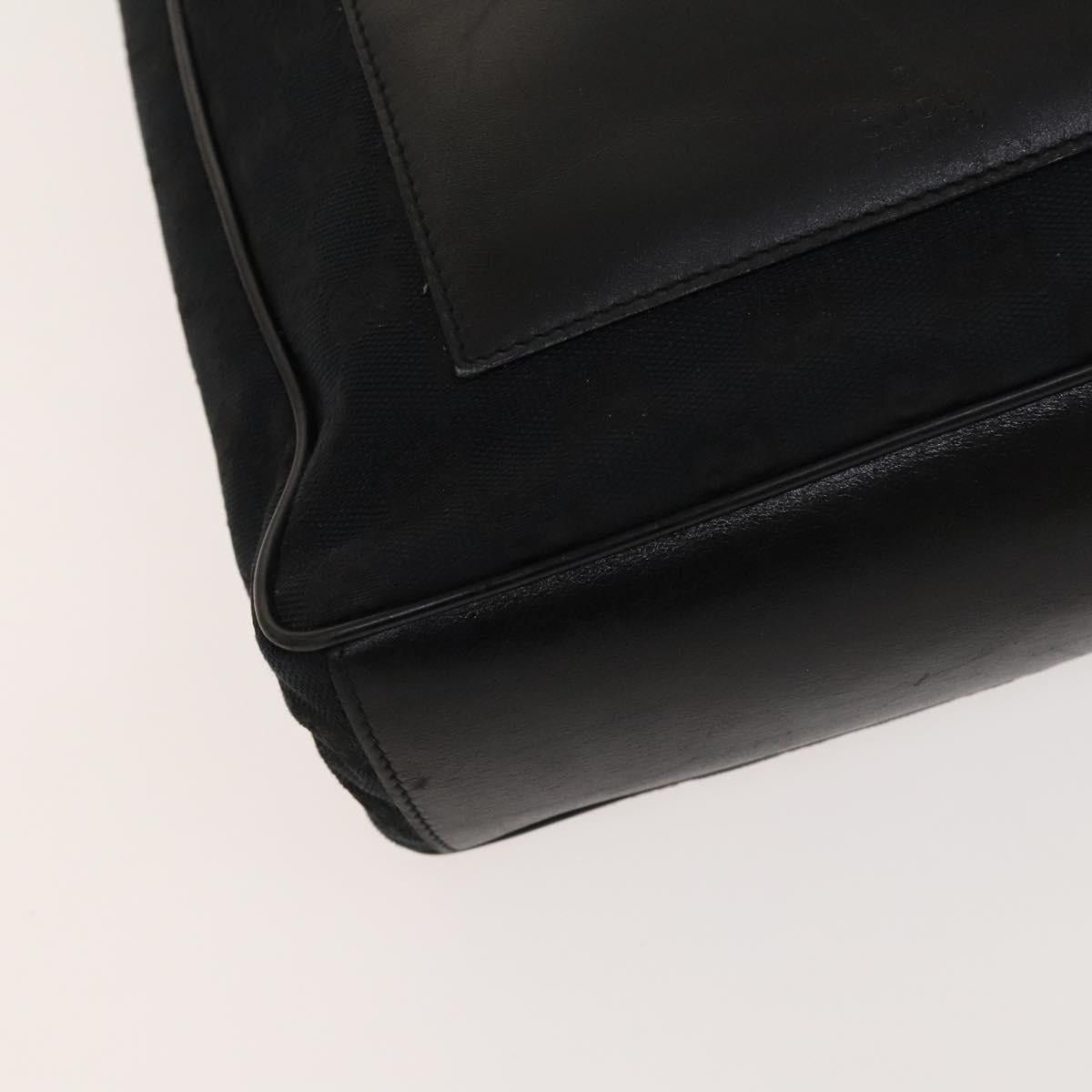 Gucci GUCCI GG Canvas Shoulder Bag Black Silver 019 019 Size ONE SIZE - 14 Thumbnail