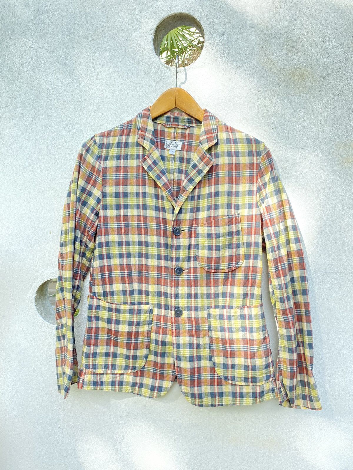 Engineered Garments Engineered Garments plaid blazer jacket Size ONE SIZE - 1 Thumbnail