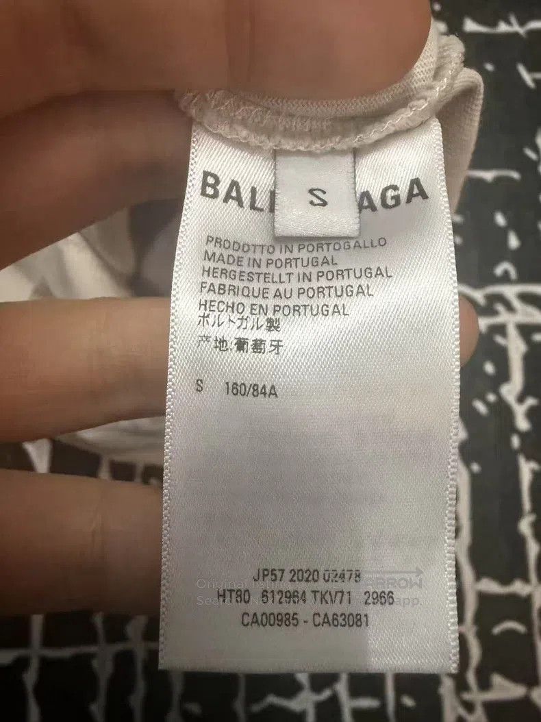 Balenciaga Balenciaga Crown and wheat embroidery short-sleeve T-shirt Size S / US 4 / IT 40 - 5 Thumbnail