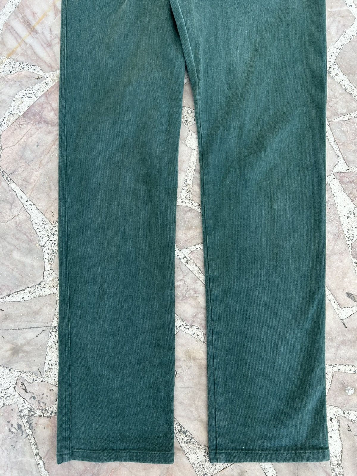 agnes b. Agnes B Homme Vintage Green Trousers Size US 30 / EU 46 - 6 Thumbnail