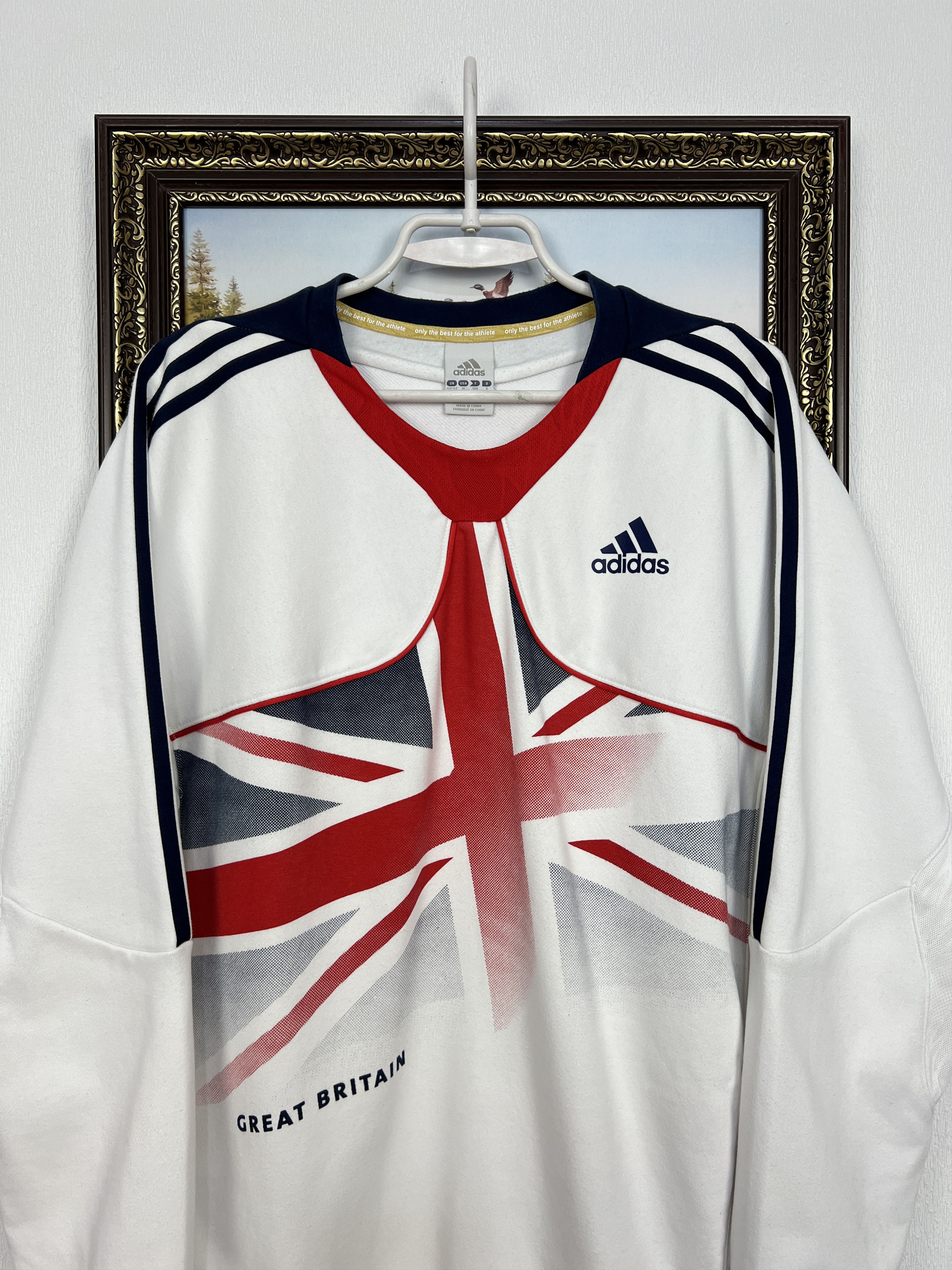 Adidas Vintage Adidas Team GB Olympic Great Britain Sweatshirt Size US M / EU 48-50 / 2 - 2 Thumbnail