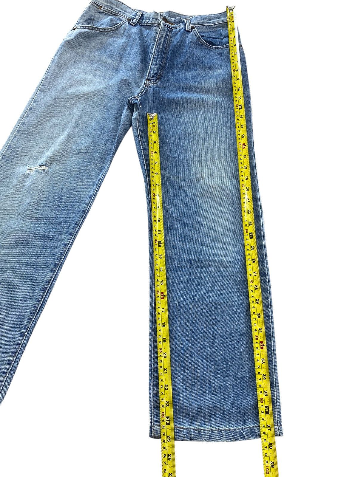 Wrangler Wrangler Light Wash Style Straight Leg Jeans Size US 30 / EU 46 - 8 Thumbnail