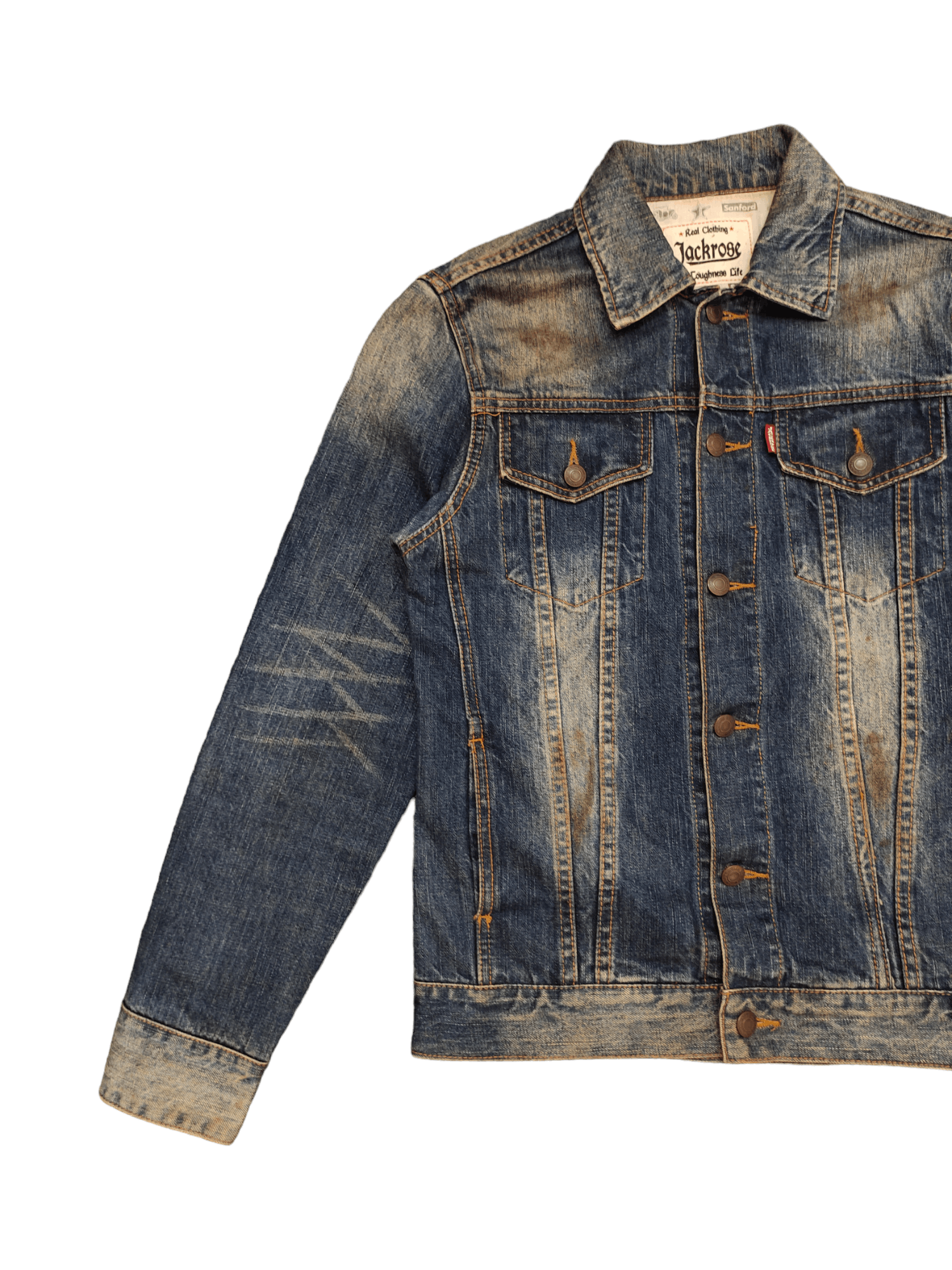 If Six Was Nine Japanese Brand Jackrose Type Three Trucker Denim Jackets Size US S / EU 44-46 / 1 - 5 Thumbnail