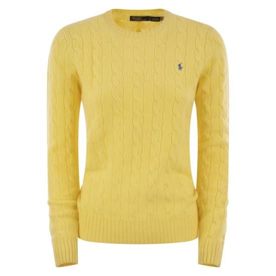 Polo Ralph Lauren POLO RALPH LAUREN Women Sweater 211910421 YELLOW Size XS / US 0-2 / IT 36-38 - 1 Thumbnail