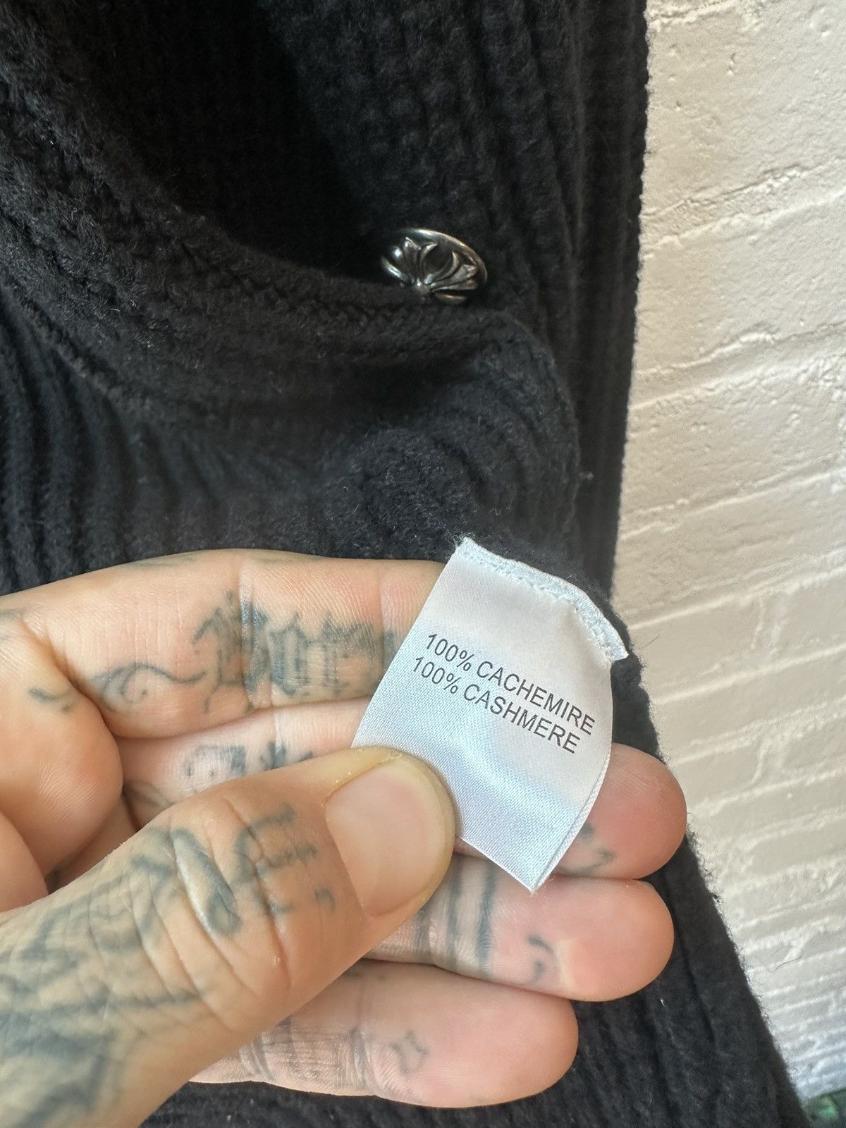 Chrome Hearts CHROME HEARTS RARE CASHMERE FOX !! Patch Jacket L XL Size US L / EU 52-54 / 3 - 10 Thumbnail