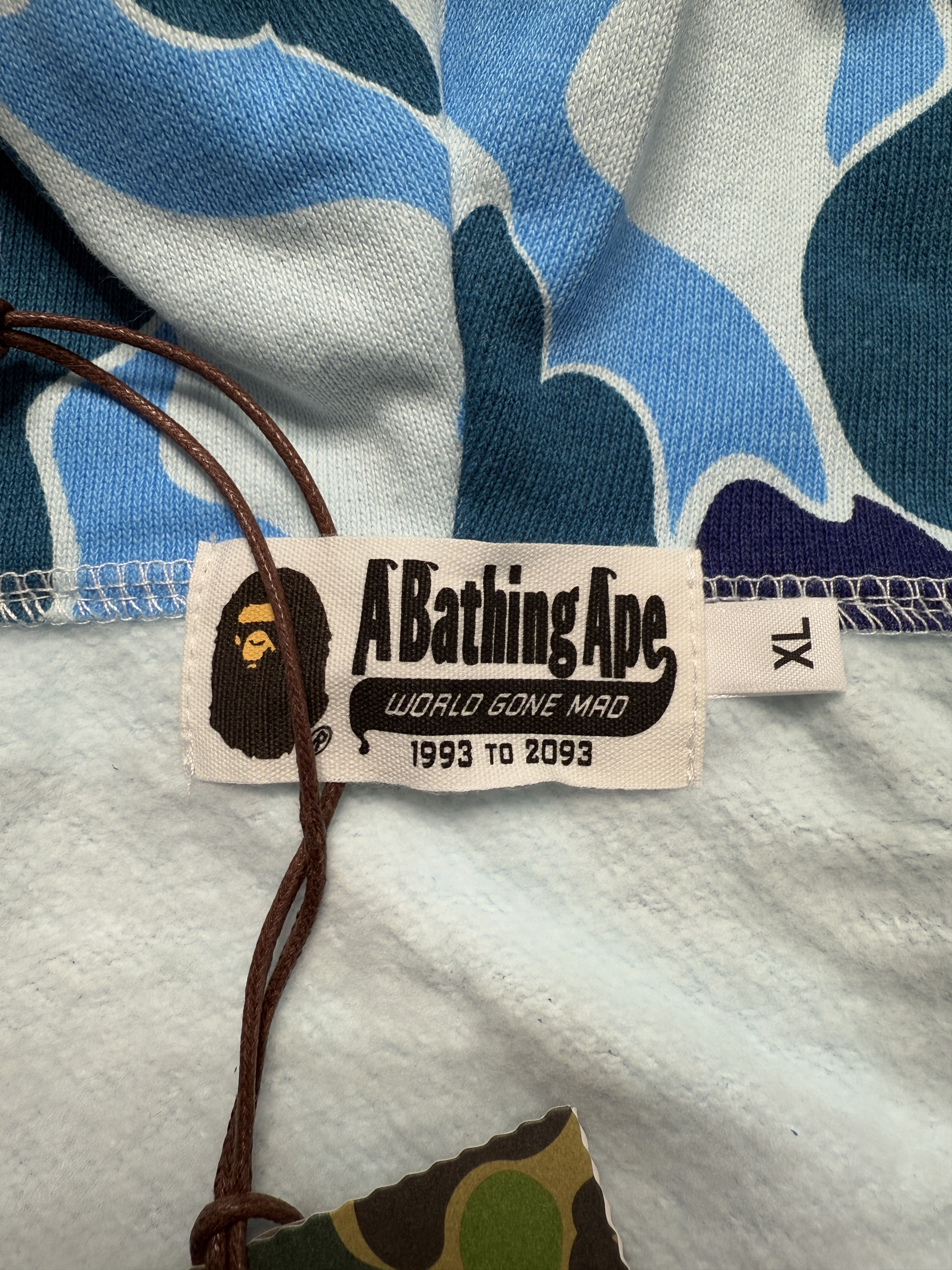 Bape BAPE ABC CAMO LOGO RIB FULL ZIP HOODIE Size US XL / EU 56 / 4 - 14 Thumbnail