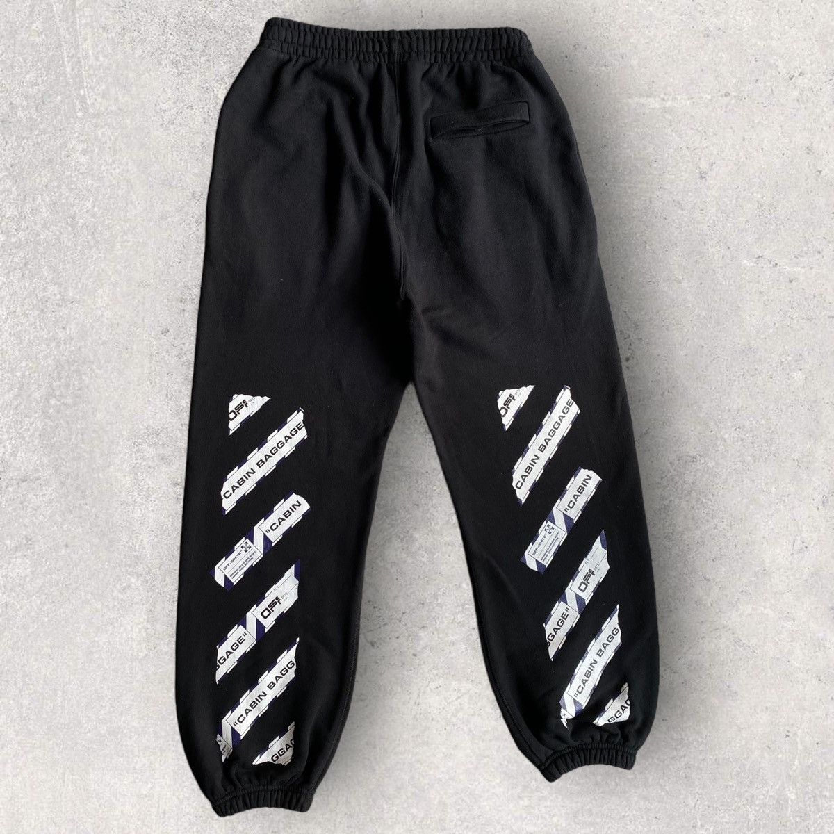Off white airport tape sweatpants sale