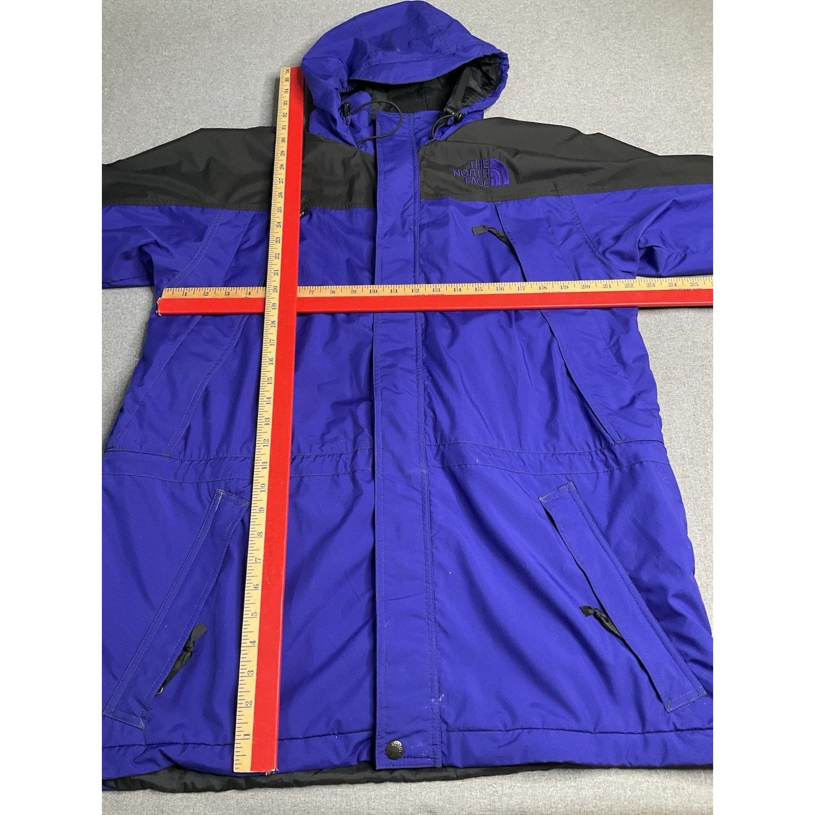 The North Face Vtg 90s The North Face Windbreaker Hooded Jacket Men's L Size US L / EU 52-54 / 3 - 3 Thumbnail