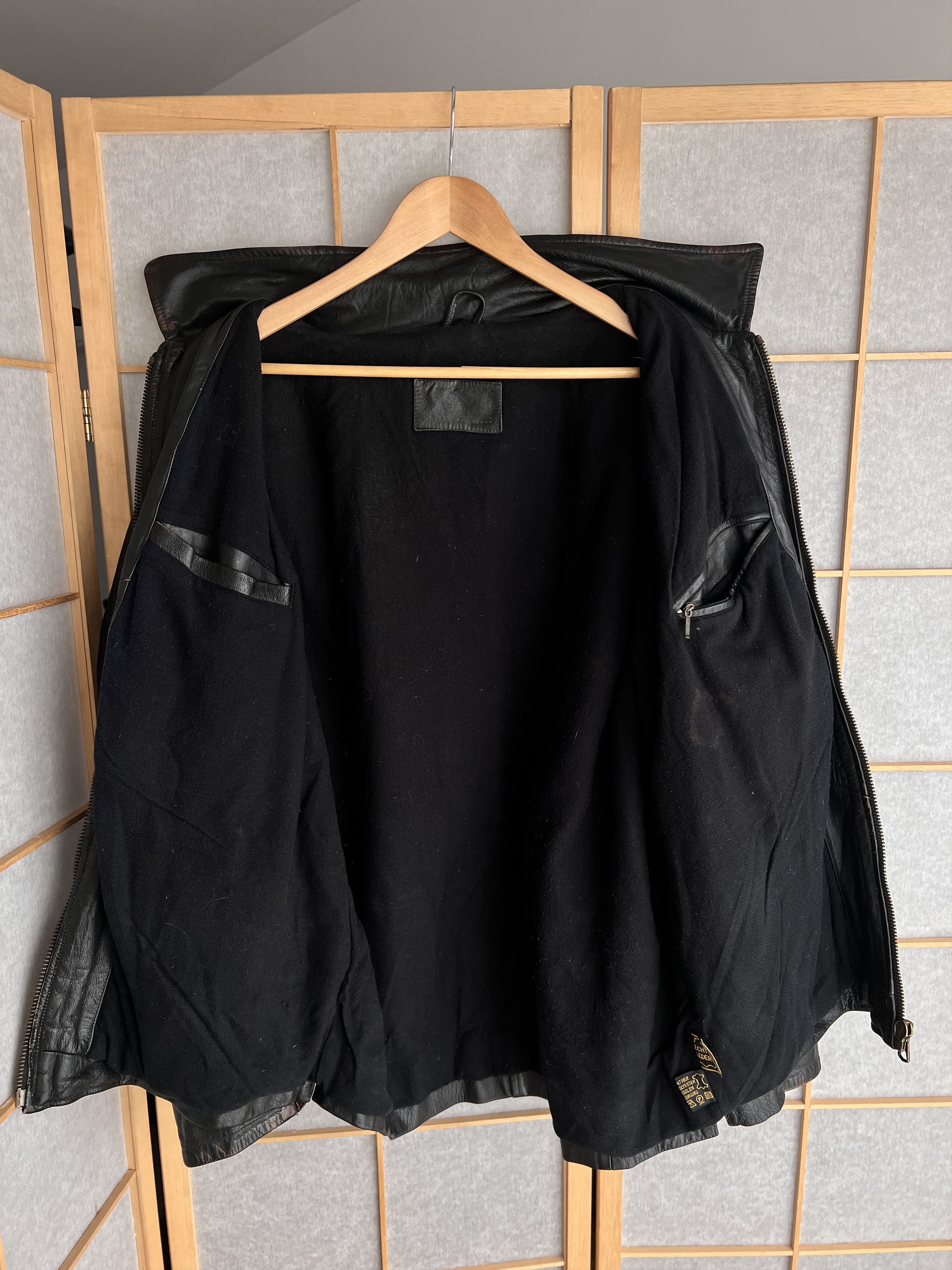 If Six Was Nine VTG Yohji Yamamoto Kanye West Style Cargo Leather Jacket LGB Size US L / EU 52-54 / 3 - 13 Thumbnail