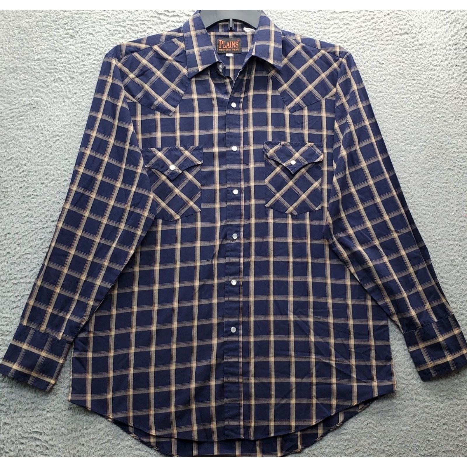 Vintage Plains Western Wear Shirt Mens M Multi Plaid Long Sleeve Button-Down Pearl Snap Size US M / EU 48-50 / 2 - 2 Thumbnail