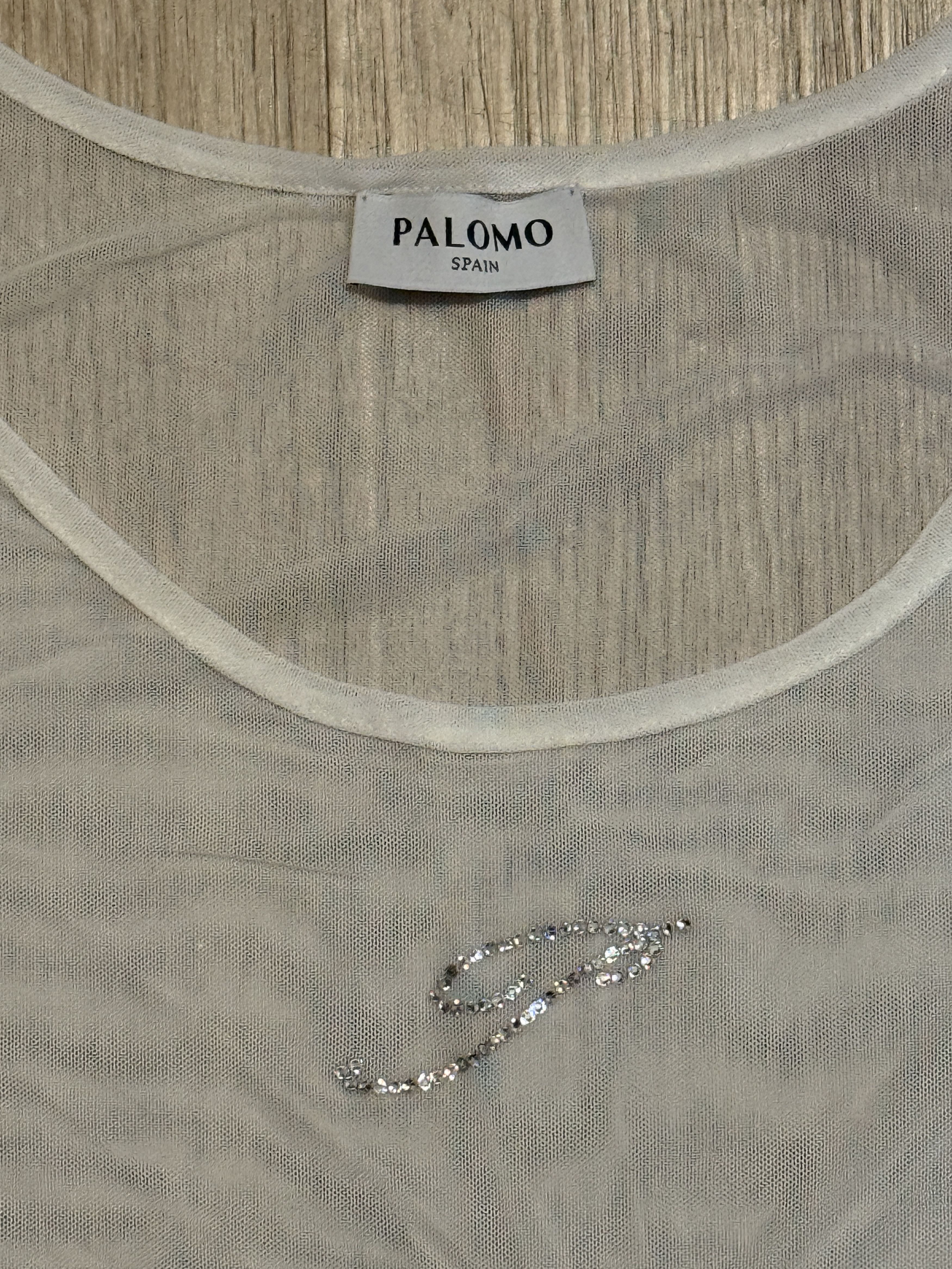Palomo Spain white sheer tank top Size US L / EU 52-54 / 3 - 2 Thumbnail