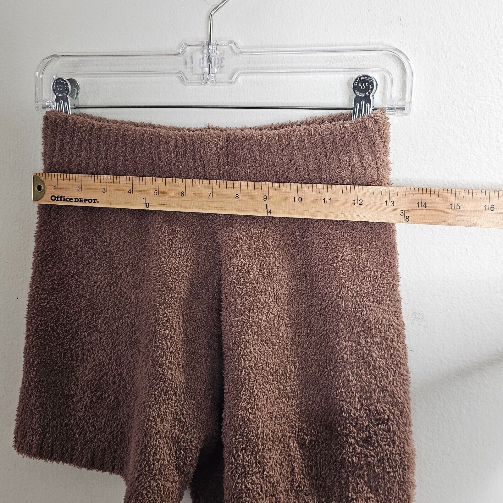 Other Salty Chic Brown High Waist Fuzzy Stretch Short Shorts Small Size 27" / US 4 / IT 40 - 6 Thumbnail