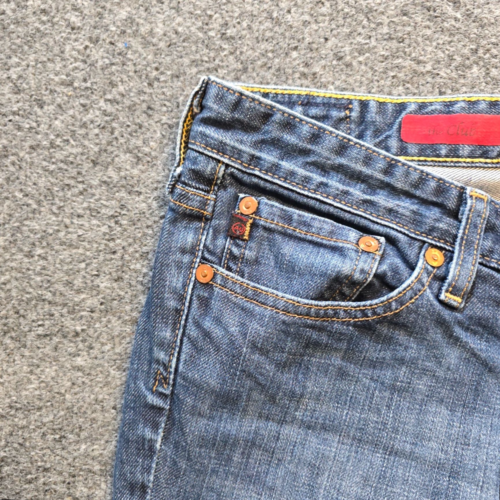 Vintage AG Adriano Goldschmied Jeans Womens 29 Blue High Rise Slim Flare Denim 5-Pocket Casual Womens Size 29" - 3 Thumbnail