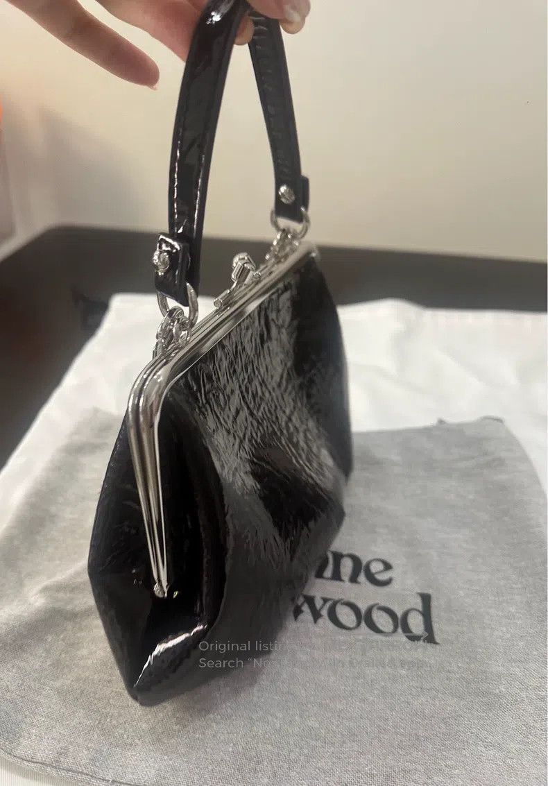 Vivienne Westwood Vivienne Westwood size os Wrinkled leather baozi bag Size ONE SIZE - 3 Thumbnail