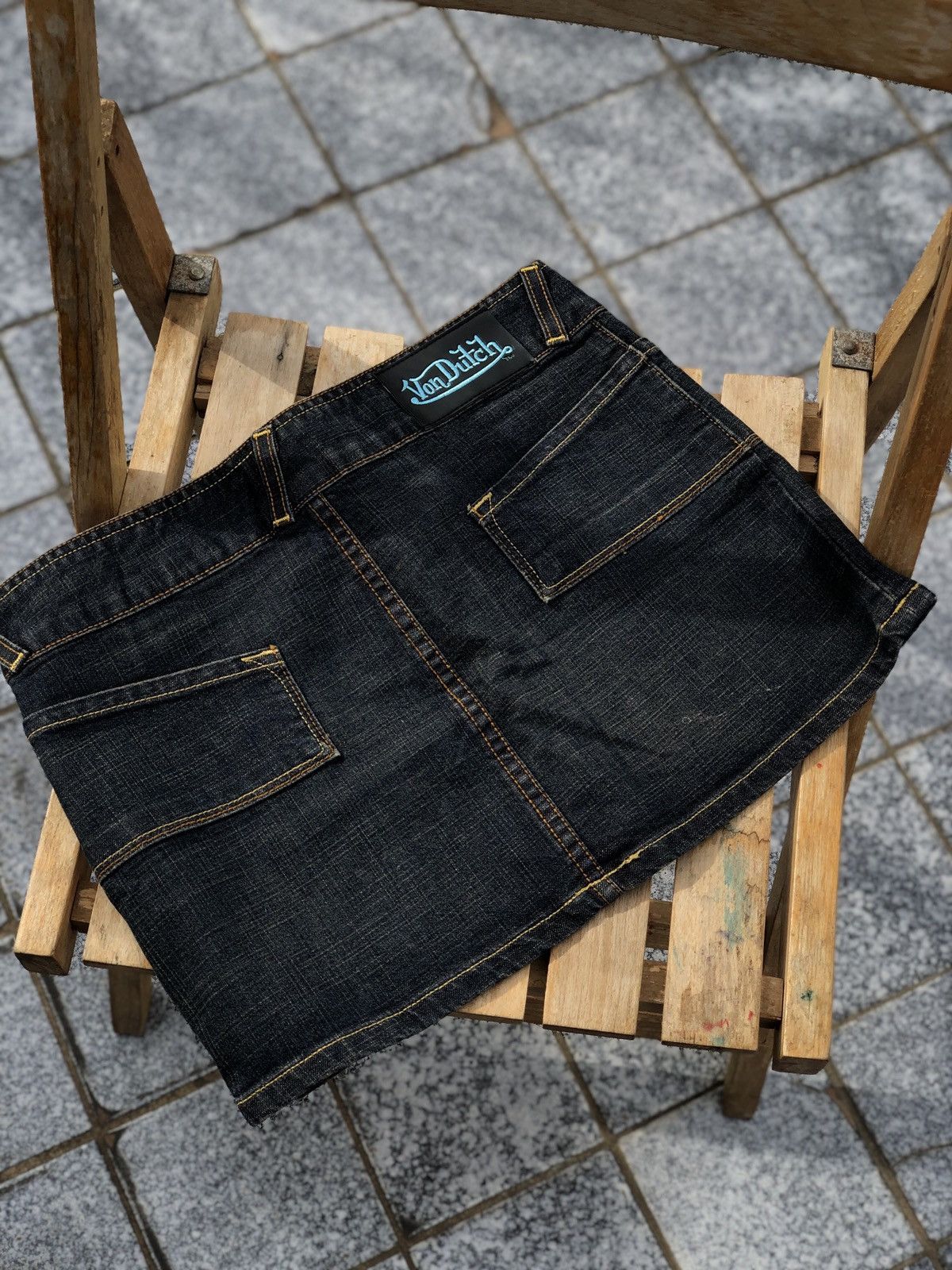 Vintage × Von Dutch Vintage Von Dutch mini skirt Y2K Size 27" / US 4 / IT 40 - 10 Thumbnail